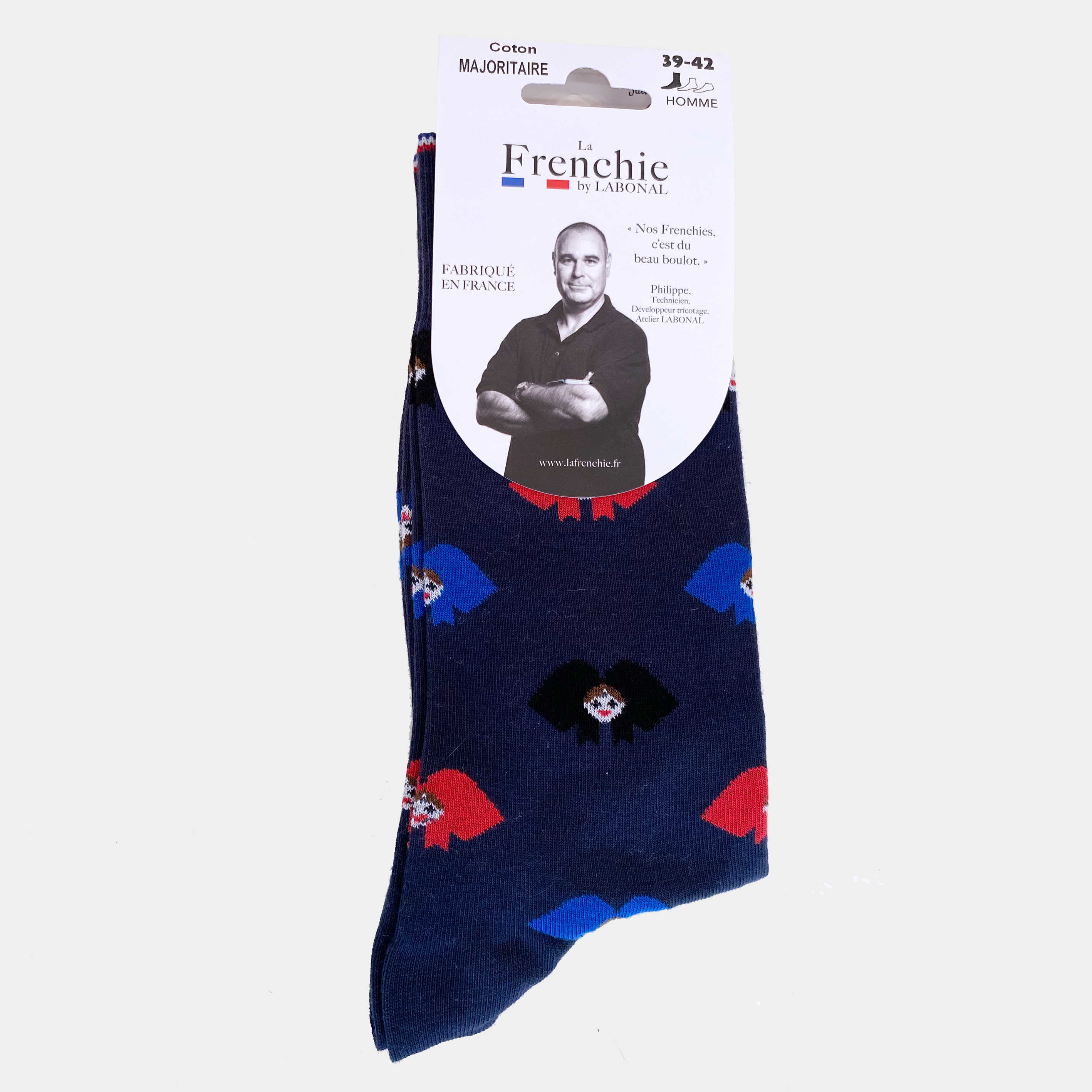 Chaussettes Mi-hautes Fil D'Ecosse Homme Fait En France Eminence