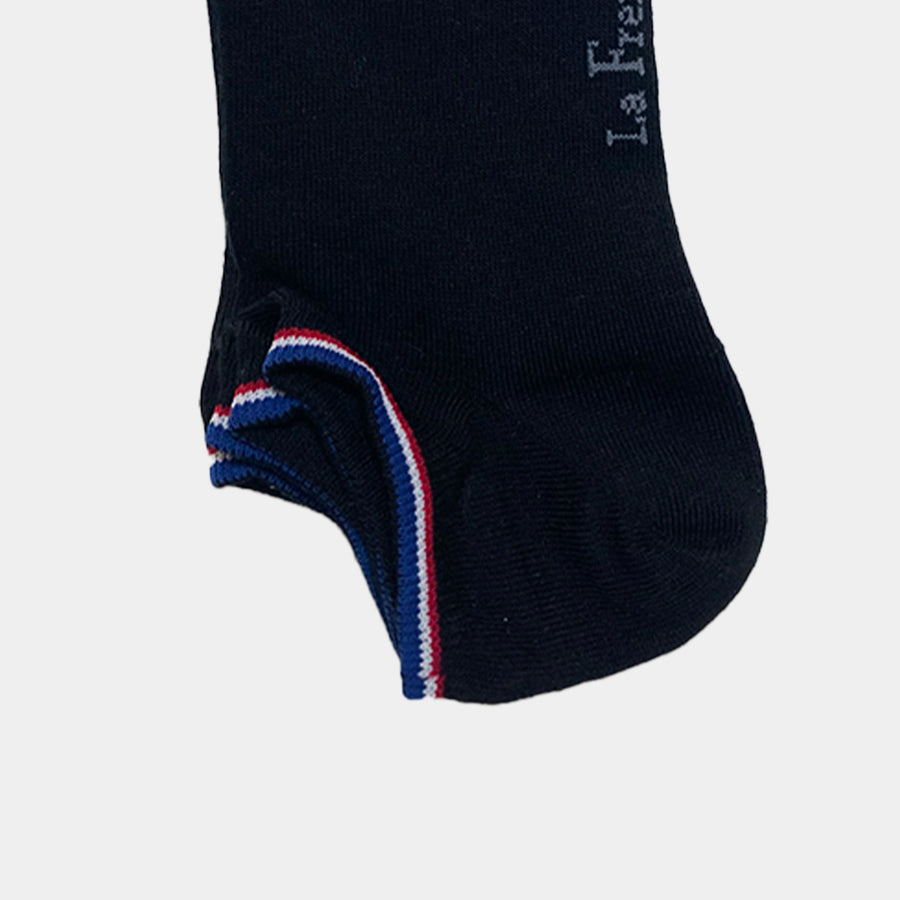 Mini-socquettes Abymes Coton Noir